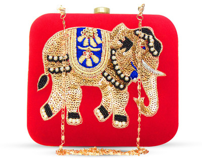MaFs Party Red  Clutch
