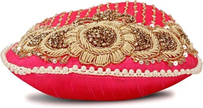 yuvika handicraft Party Red  Clutch