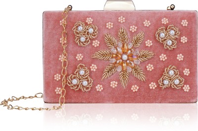 Misha Casual, Formal, Party Pink  Clutch