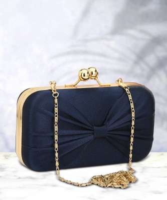 FOR THE BEAUTIFUL YOU Party, Casual Blue  Clutch