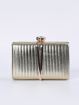 CODE by Lifestyle Casual Gold  Clutch