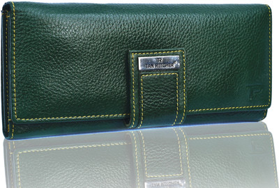 Tan Ritcher Casual Green  Clutch
