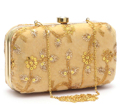 AUTHENTIC AK Party Gold  Clutch