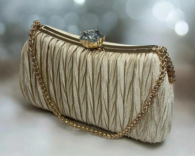 SKYKIQ Party, Casual Gold  Clutch