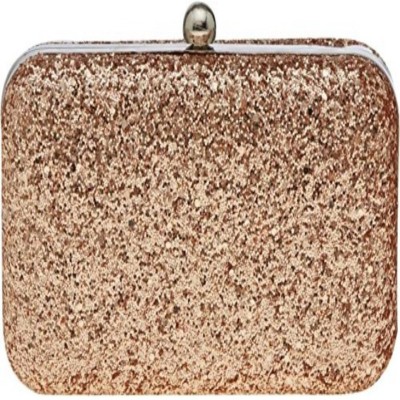 Toobacraft Casual Gold  Clutch