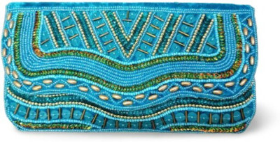 Zari and Fashion Party Blue  Clutch