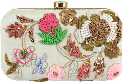 Tooba Handicraft Party Multicolor  Clutch