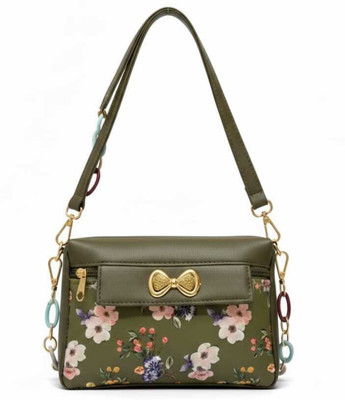 isr fashion Green Sling Bag Woman’s Sling Messenger Bag for Travel / Office / Business