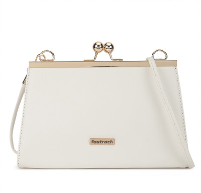 Fastrack White Sling Bag Plain