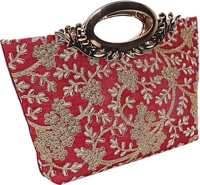 KUBER INDUSTRIES Party Maroon  Clutch