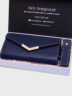 The Wallet Store Casual Blue  Clutch
