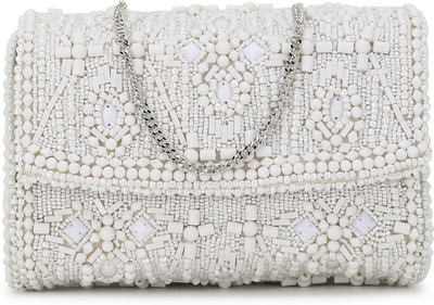 Anekaant Party White  Clutch