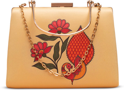 ARTKLIM Casual, Formal, Party Orange, Red  Clutch