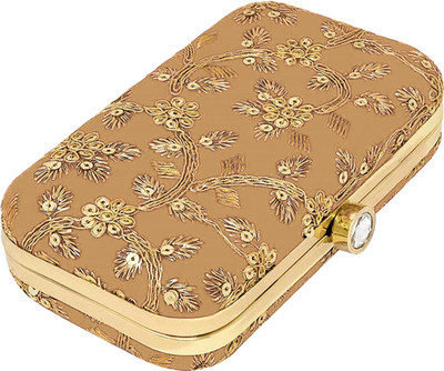 KUBER INDUSTRIES Party Yellow  Clutch