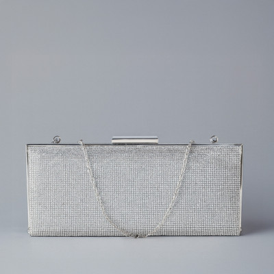 LINO PERROS Party Silver  Clutch