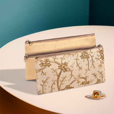 KUBER INDUSTRIES Casual Yellow  Clutch