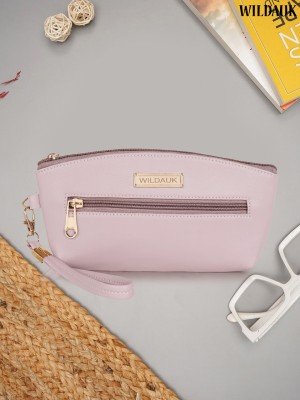 WILDAUK Casual, Formal, Party Peach  Clutch