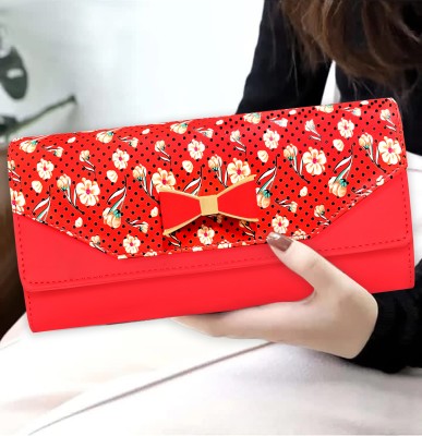 G M W Casual, Party Red  Clutch