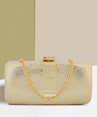LINO PERROS Party Gold  Clutch