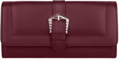 Variant Casual, Formal, Party Maroon  Clutch