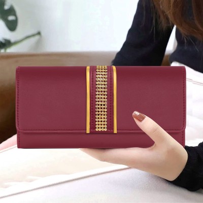 WROOTED Casual, Party Maroon  Clutch