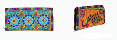 SUNVIKA House Casual, Formal Multicolor, Peach  Clutch