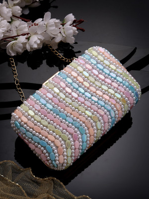 Anekaant Casual Multicolor  Clutch