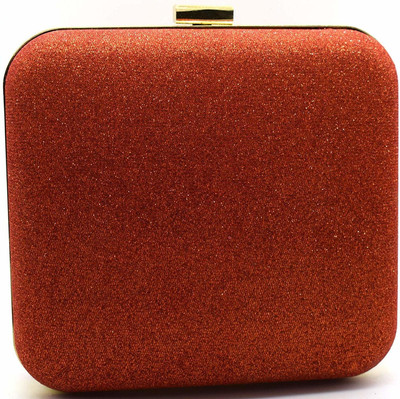 Tooba Handicraft Party Red  Clutch