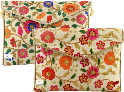 KUBER INDUSTRIES Party Multicolor  Clutch