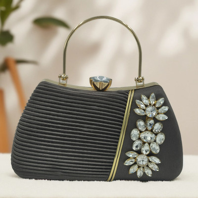 troveo Party Black  Clutch