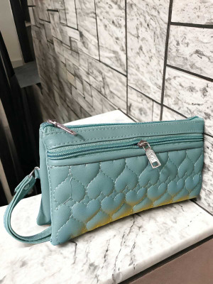AARFA ENTERPRISES Casual Green  Clutch