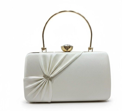 SKYKIQ Party, Casual, Formal White  Clutch