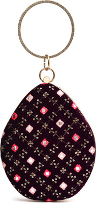 FOR THE BEAUTIFUL YOU Party Purple  Clutch