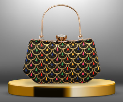 toowahandicraft Party Multicolor  Clutch