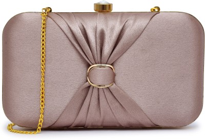 FOR THE BEAUTIFUL YOU Casual, Party, Formal Pink  Clutch
