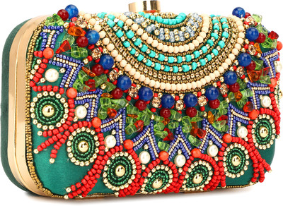 Zari and Fashion Party Blue  Clutch