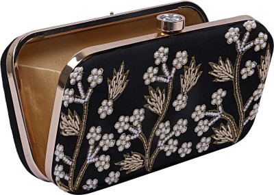 KUBER INDUSTRIES Party Black  Clutch