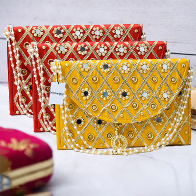 HOMESTIC Casual Multicolor  Clutch(Pack of: 3)