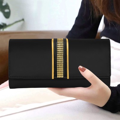 WROOTED Casual, Party Black  Clutch