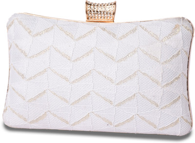 FOR THE BEAUTIFUL YOU Party White  Clutch