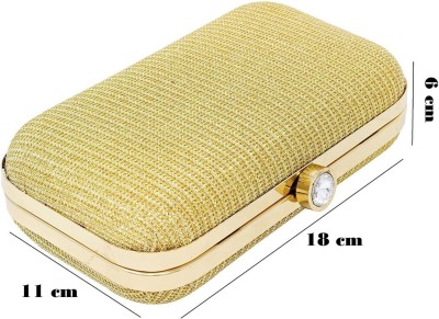 BABERWAL ENTERPRISES Casual, Formal, Party, Sports Yellow  Clutch