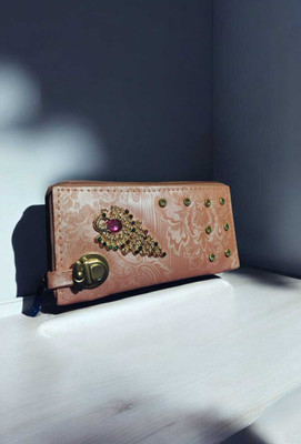 MS COLLECTIONS Casual Pink  Clutch
