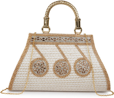 NORVE Casual Silver  Clutch