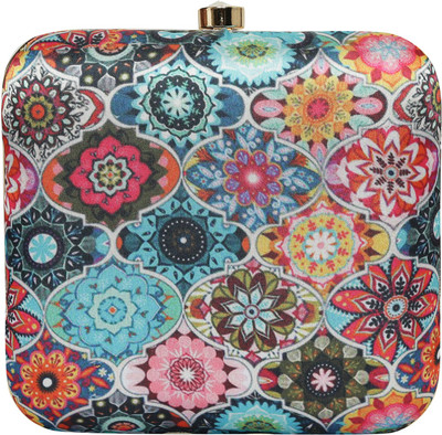 vastans Casual, Party Multicolor  Clutch
