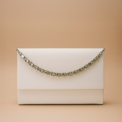 LINO PERROS Party White  Clutch