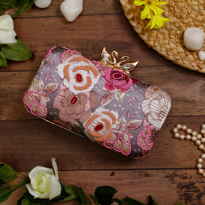 Swisni Party Multicolor  Clutch