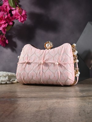 Toobacraft Party Pink, Gold  Clutch