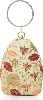 Handicartz Party Beige  Clutch