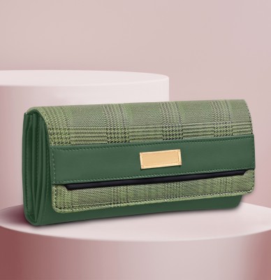 G M W Casual, Formal, Party, Sports Green  Clutch