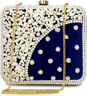 Zari and Fashion Party Blue  Clutch
